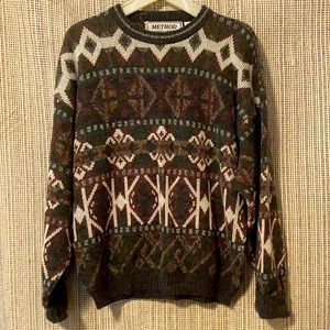 Method Geometric Wool Sweater Long Sleeve